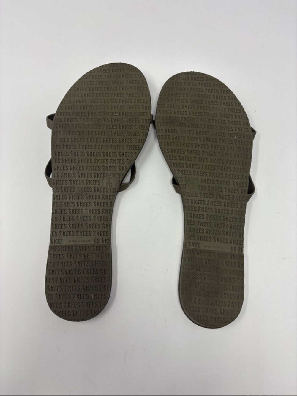 TKEES Olive Double-Strap Slide Sandals 8 39 - Picture 2 of 3
